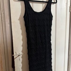 Ardene Black Lace Midi Dress